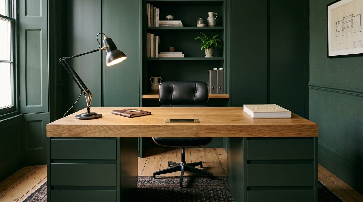 Bespoke desk and cabinetry, Harrogate